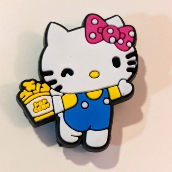 Hello Kitty Jewelry - Hello Kitty Shoe Charm Croc Jibbitz 1pc Popcorn Kawaii